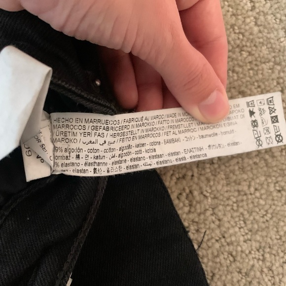 NWT Stradivarius Black Flare Jeans - Picture 8 of 12